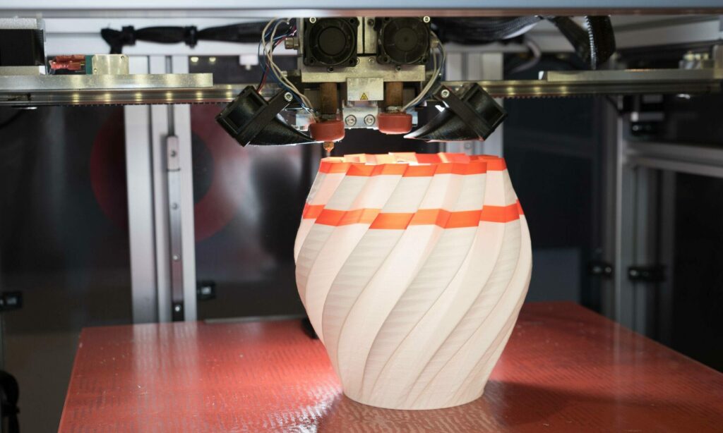 Stampa 3D di un vaso a filamento